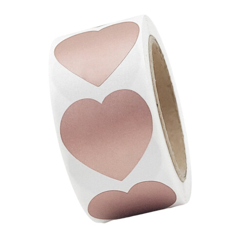 Heart Scratch Sticker Roll Christmas Party 300 Pcs