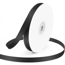 Single Faced Polyester Satin Ribbon - Perfect for Wedding Decor, Wreath, Crafts, Gift Wrapping & Other Projects