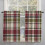 Kitchen Curtains Pink Green Buffalo Plaid 42x54 Inch Light 5
