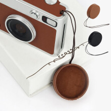 Instax Mini EVO lens cover PU leather case with anti-loss