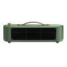AuroraX Indoor Space Heater for Office/Bedroom – 2 Heat Settings, Overheat Protection, Quiet & Energy Efficient (Green)