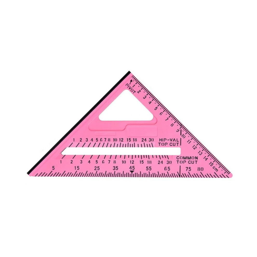 Carpenter Triangle Square Measuring Ruler 45 Degree Ruler Woodworking Scriber Angle Ruler For Woodworking 9170372232147