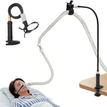 CPAP Hose Holder for Bed with Adjustable Angle Portable Knot Free CPAP Hose Hanger Avoiding Tube Twist for Sleeping
