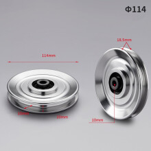 Kabelkatrol van aluminiumlegering, rolwiel voor trainingskatrol.