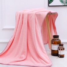 Coral Fleece Bath Towel Large Thick Honeycomb Texture