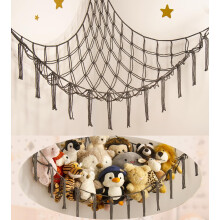 Stuffed Animal Storage Hammock Net for Walls and Corners