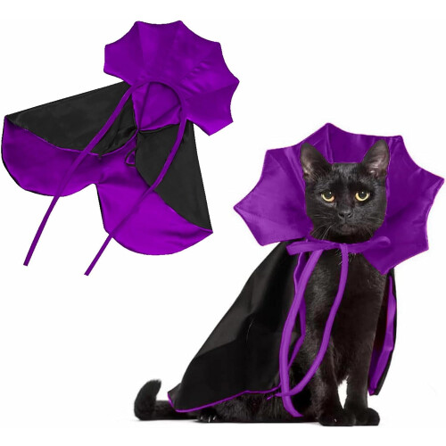 Στολή Halloween με μανδύα βαμπίρ για κατοικίδια για μικρές γάτες και σκύλους –