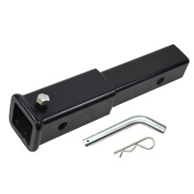 Trailer Hitch Extender Heavy Duty Black 7 Inch