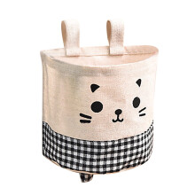 Sac de rangement mural pour chambre d'enfant, Ă suspendre Ă la porte, en tissu, avec poches de rangement (1 sac inclus).