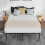 Estrutura de cama de casal em metal, aço resistente, 45 cm (18 polegadas) 7