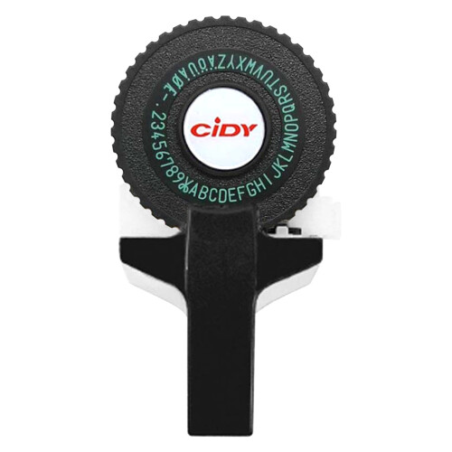 Manual Embossing Label Maker with Soft-Grip Handle 1pc