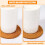 Cotton Rope Woven Round Meal Mat Set 8-Pack 8
