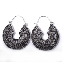 Earrings for 18K Karat Gold Plated Bohemian Women Jewelry Hoop Earrings for Gifts