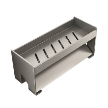 Stainless Steel Kitchen Sponge Holder with Auto-Draining Tray – Compatible with All Standard Sponges