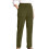 Damen-Cordhose mit geradem Bein, elastischem Bund, Armee 1