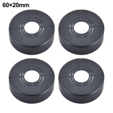 Shower Head Decorative Cover Angle Valve Shield 4pcs Black
