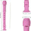 Sopranblockflöte (deutscher Stil, 8-Loch, rosa) 2