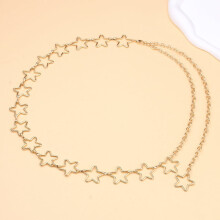 Silver Star Waist Chain Adjustable Body Jewelry 1 PC