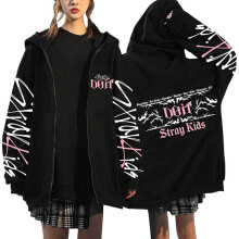 Stray Kids Star Hoodie Jacket for K-Pop Fans | Y2K Style |