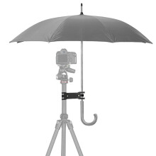 Photography Tripod Umbrella Clamp – Portable ABS Umbrella Holder for Outdoor Shooting, Compatible with Standard Tripods