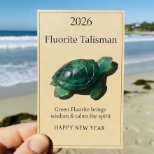 Green Greeting Card Ornament Crystal Acrylic