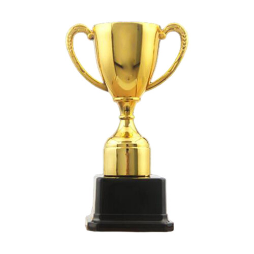 Gold Trophy Award for Teamwork 19 cm