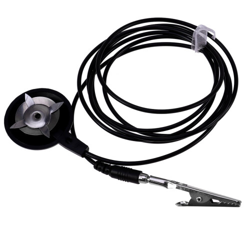 Black ESD Ground Cable with PU/PVC Anti-Static Wire and