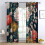 Boho Floral Blackout Curtains 2 Panels 52x63 Grommet 3