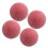 Foosball balls durable resin red enhanced grip 1