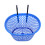 Frog Bicycle Basket Blue Large Rear for Kids 1