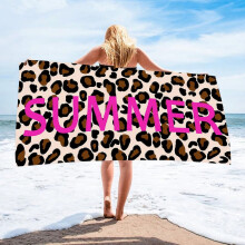 55.1"x27.5" Ultra Microfiber Printed Beach Towel,Quick Dry Travel Camping Beach Accessories Vacation Essential Gift /2/4 PCS
