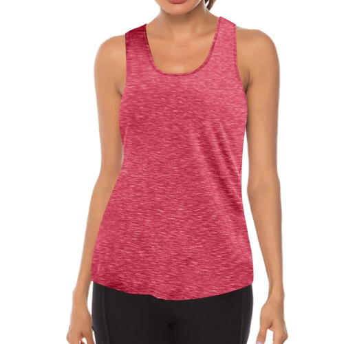 Ademende tankinitop voor dames, rood, maat M 2