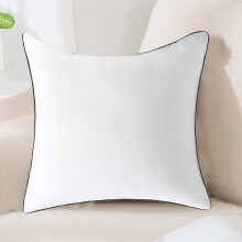 Oefntac Pillows Pillow Insert Cotton White 17.7x17.7in Machine Washable Airtight Packing Soft Cozy for Bed Couch Chair Indoor Decorative Home
