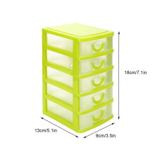 Plastic Storage Drawer Desktop Organizer Box