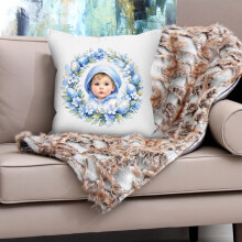 Housse de coussin de Pâques 50 cm (19,7 pouces), housse de coussin décorative carrée style ferme pour chambre, canapé, coin café – Compatible
