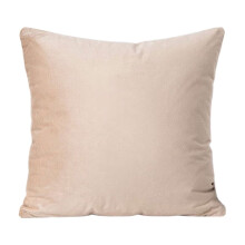 Beige Velvet Throw Pillow 45x45cm with Insert