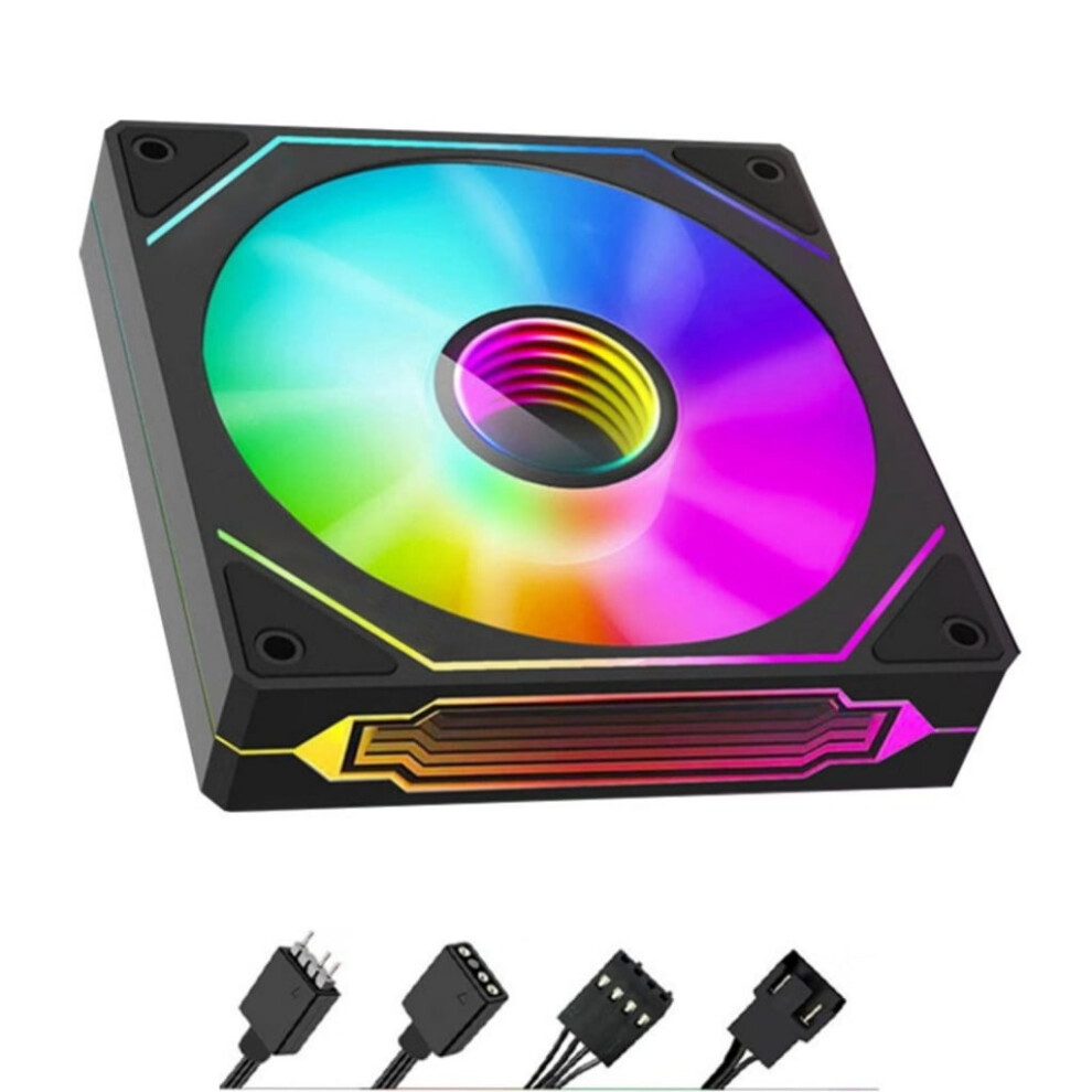 120Mm Argb Pc Fan With Pwm Control 650Â1600 Rpm Light 962125137262