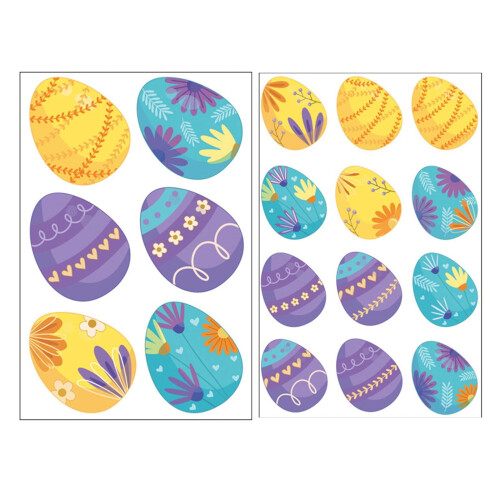 Easter Bunny Egg Window Sticker Static Cling Double Sided