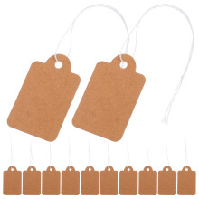 Kraft Paper Hang Tags with String 200 pcs