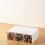 Organizer da scrivania con cassetto in plastica trasparente impilabile 6