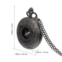 Retro Metal Pocket Watch for Men 6 x 4.8 cm