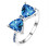 Zircon Bow Knot Ring Set Women Elegant 5PCS 1