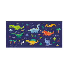 Microfiber Dinosaur Beach Towel 30"x60" – Sand-Free, Cute Cartoon Design for Kids & Adults, Compatible with Pool, Travel & Swim