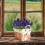 Artificial Hyacinth Bouquet Lavender 12 inch 1