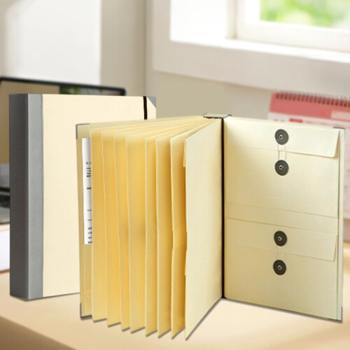 Manila Pocket Folder Accordion File Folder Paper