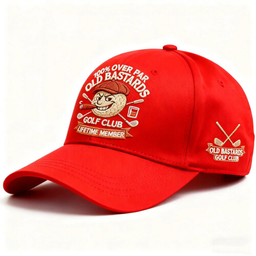 Old Bastards Golf Club Embroidered Cap 100% Cotton