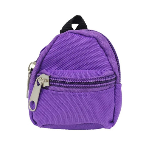 Mini Doll Backpack – School Bag for 1:12 Scale Dollhouse