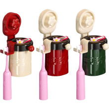 Magnetic No-Drill Toothbrush Holder with Suction Cup – Wall-Mounted, Space-Saving Rack for Bathroom & Washroom