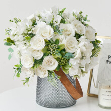 Artificial Flowers Centerpieces For Tables Home Living Room Decor Fake Pampas Grass Wedding Arrangement