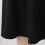 Women's Black Flare Midi Skirt Solid Lightweight XXL 5
